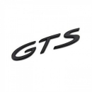 Porsche GTS Emblem Black glanz