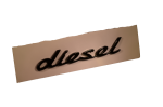 Porsche diesel Emblem black glossy
