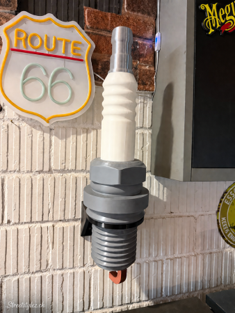 3D Zündkerze XXL Deko 65cm Garage Werkstatt Mancave WERK74