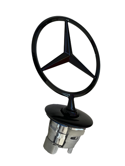 Mercedes Stern Motorhaube S C Klasse W222 S205 W205 Schwarz Glanz Exclusiv Veredelte Embleme Aus Der Schweiz