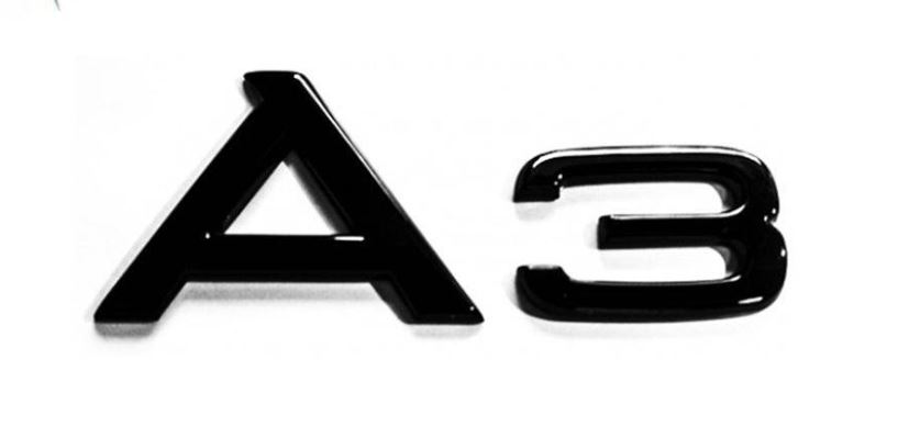 films verloving januari AUDI A3 Back Emblem Black Edition - streetstylez.ch