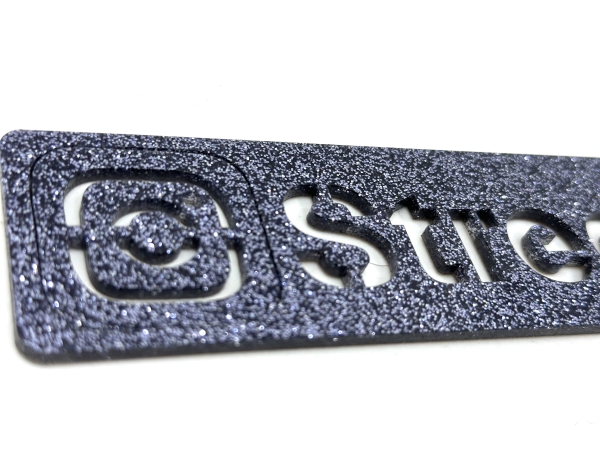 Glitzer Schwarz
